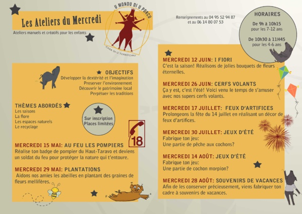 Programme des activités d'été 2019